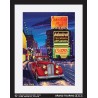 nyc new york city new york united states usa vintage roadside america travel poster classic car