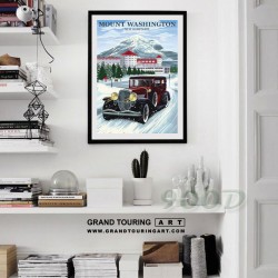 united states america usa new hampshire state bretton woods nh national forest omni mount washington resort duesenberg poster