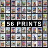 56 Roadside America Letter Sized Prints - The Entire Grand Touring Art Collection