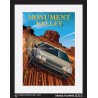 merrick butte monument valley arizona united states usa vintage roadside america travel poster classic car