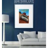 roadside america travel poster for sale vintage arizona poster monument valley print home decor wall art