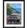 pacific coast highway 1 pch california united states of america usa vintage roadside travel posters classic car