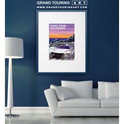 roadside america travel poster for sale vintage colorado poster pikes peak highway print home decor wall art c8